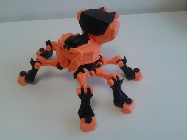 有趣的3D蜘蛛3D打印模型