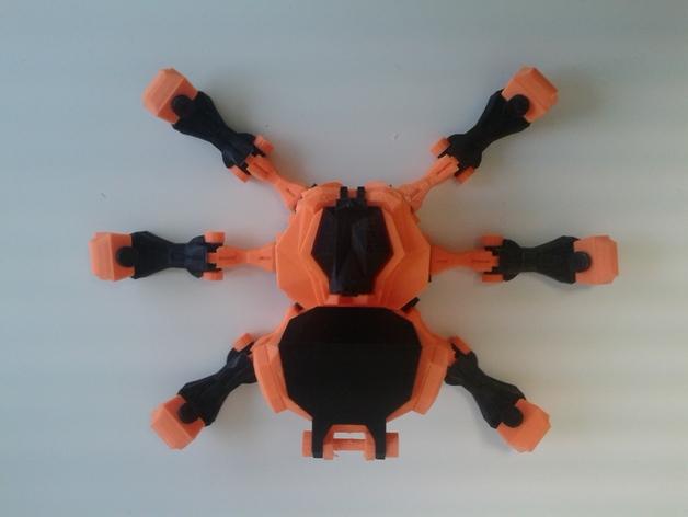 有趣的3D蜘蛛3D打印模型