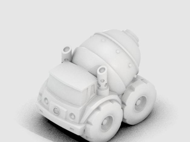 搅拌机玩具3D打印模型