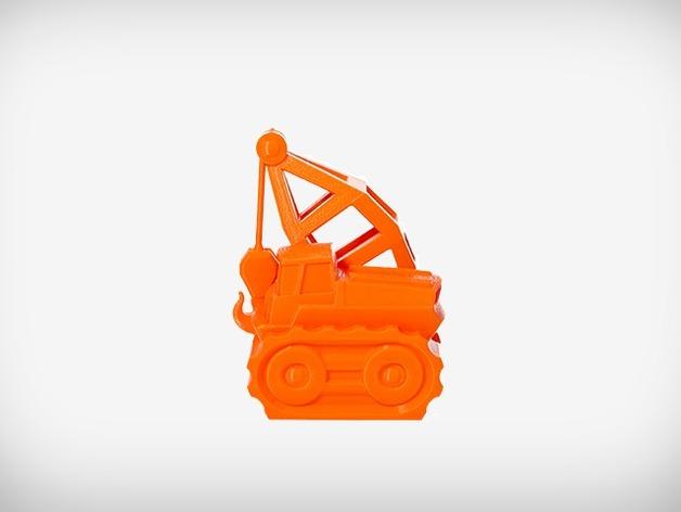升降机玩具3D打印模型