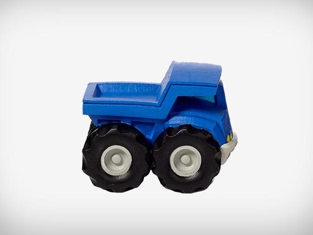 重型牵引车玩具3D打印模型