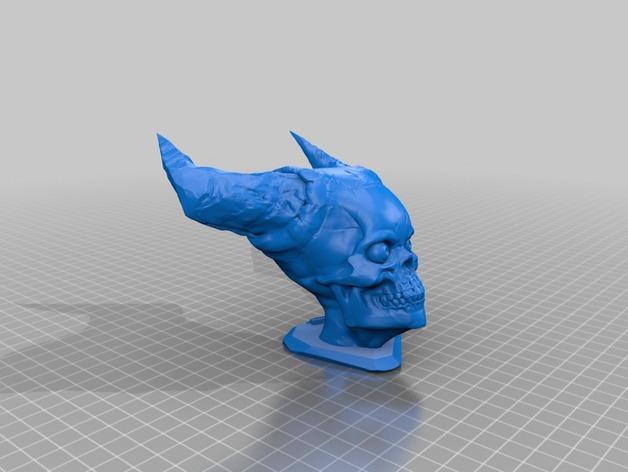 地狱骷髅3D打印模型