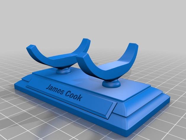 立体的帆船3D打印模型