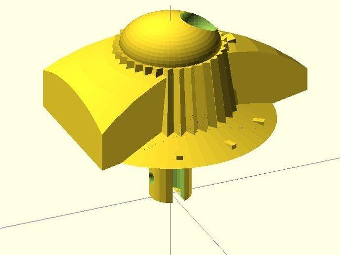 自定义按钮3D打印模型