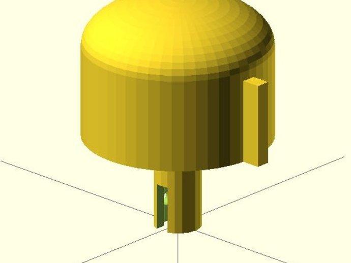 自定义按钮3D打印模型