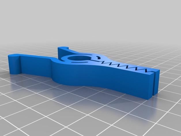 芯片包夹3D打印模型