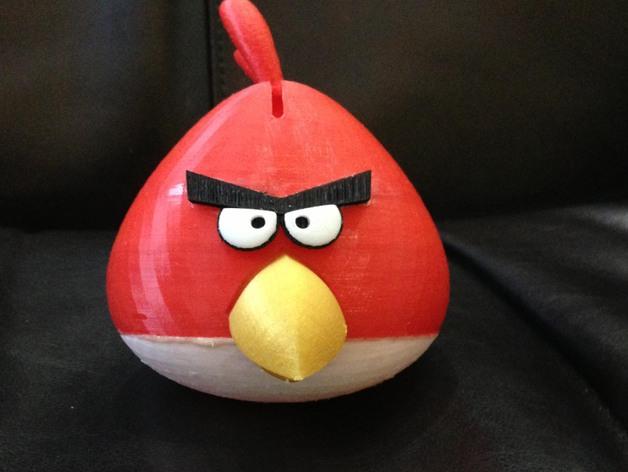 愤怒的小鸟存钱罐3D打印模型