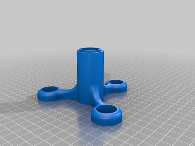mini挖掘机3D打印模型