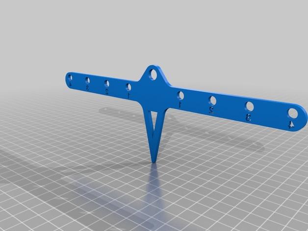 平衡的杠杆3D打印模型