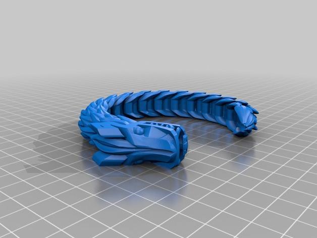羽蛇神的手镯3D打印模型