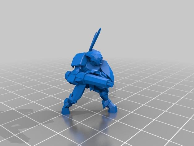 隐形战士3D打印模型