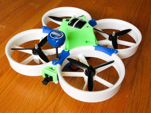 四轴飞行器3D打印模型