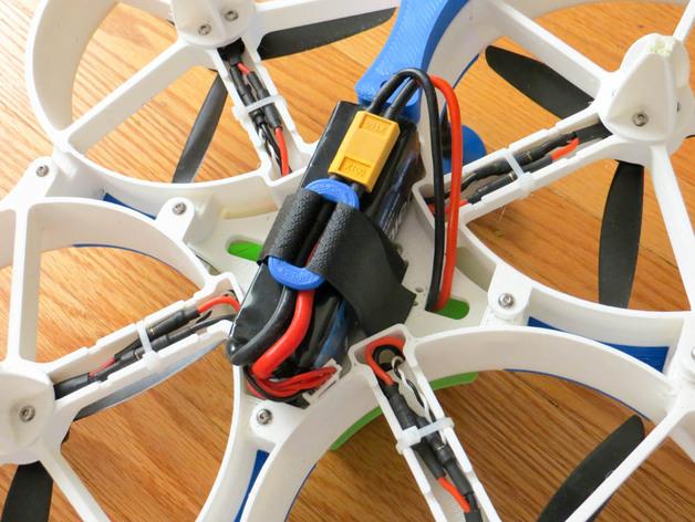 四轴飞行器3D打印模型