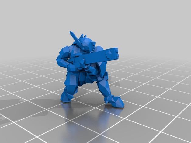 火战士3D打印模型