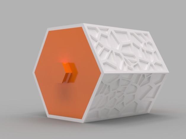 六边形抽屉3D打印模型