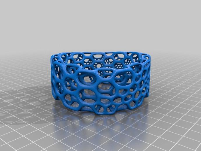 细分手链3D打印模型