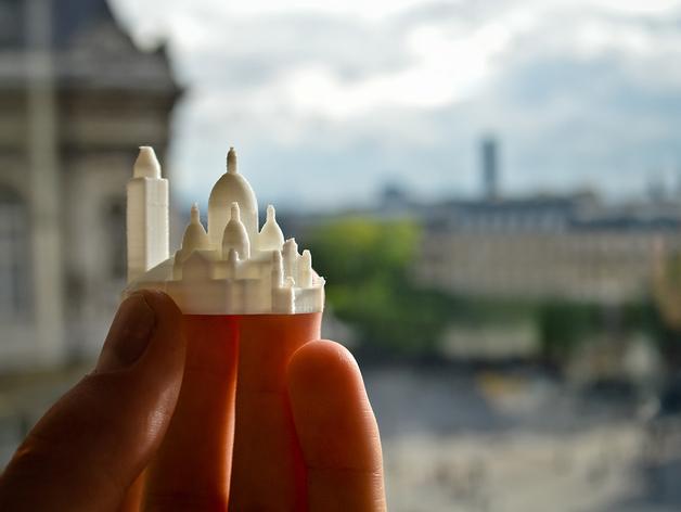 巴黎著名建筑3D打印模型
