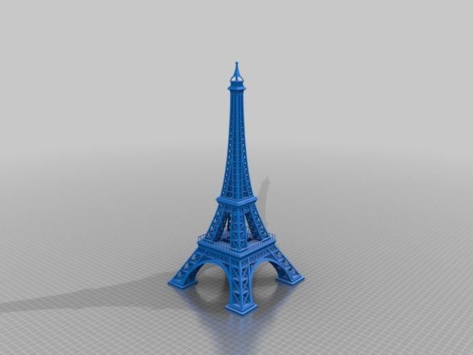 巴黎铁塔3D打印模型