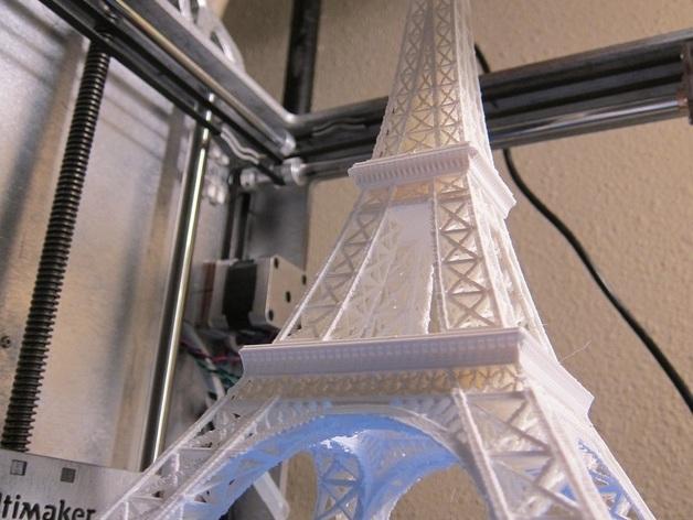 巴黎铁塔3D打印模型