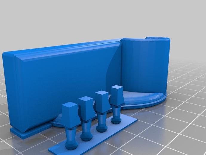 皇后躺椅3D打印模型