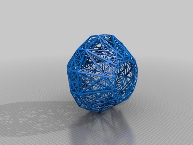 镂空花纹吊灯3D打印模型