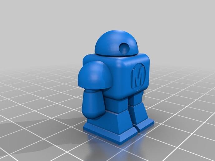 迷你机器人3D打印模型