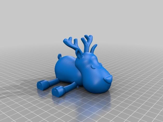 圣诞玩偶3D打印模型