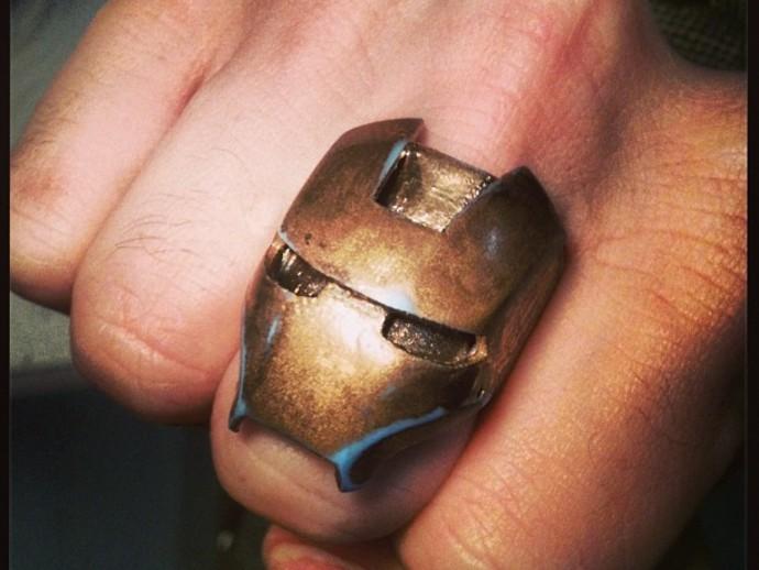 漫威钢铁侠戒指3D打印模型