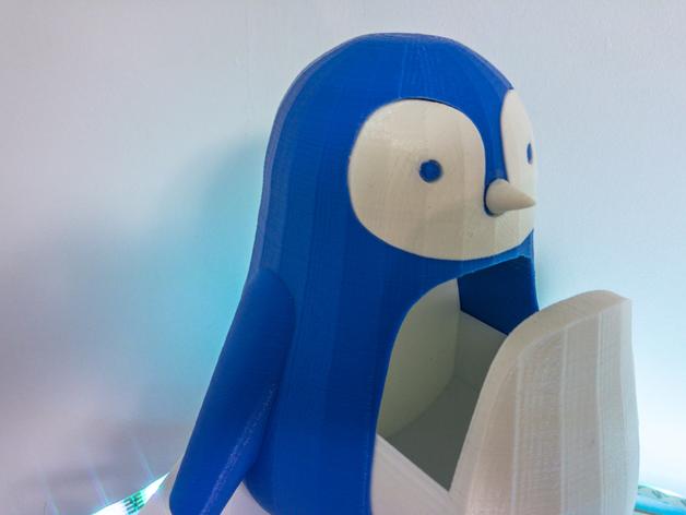 企鹅肚子里的秘密3D打印模型