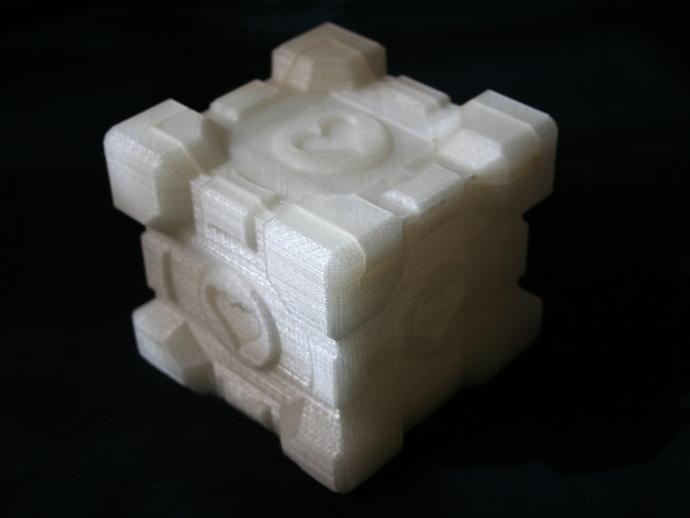 立方体双层箱3D打印模型