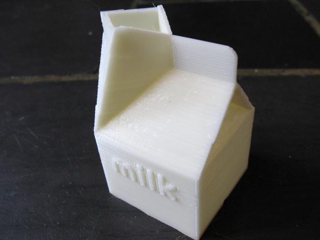 牛奶纸盒3D打印模型