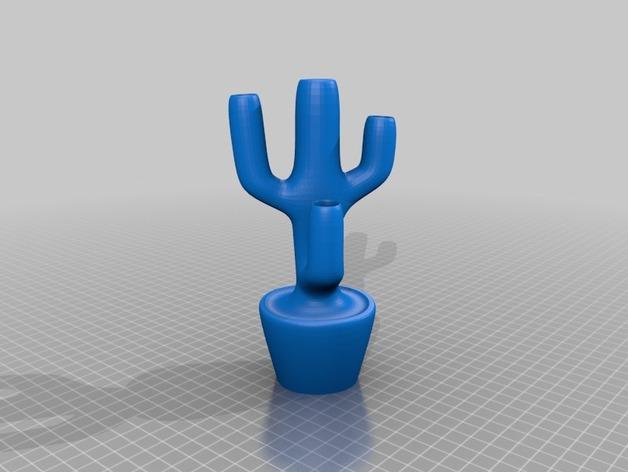 仙人掌桌面小工具3D打印模型