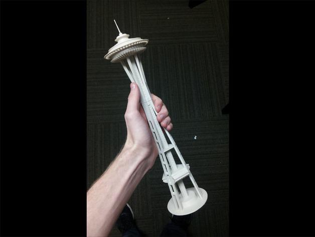 西雅图太空灯塔3D打印模型