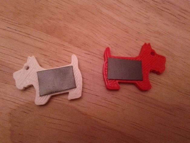 两只小狗3D打印模型