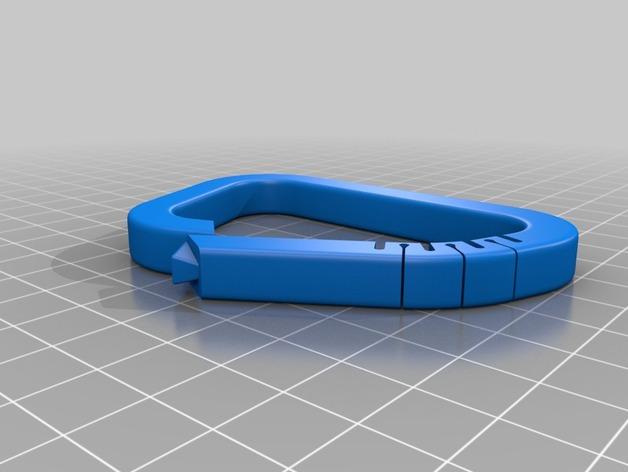 登山扣3D打印模型