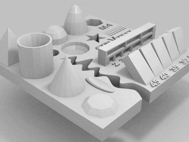 3D打印机测试3D打印模型