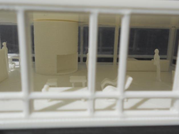 玻璃屋3D打印模型