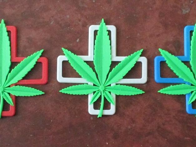 医用大麻3D打印模型