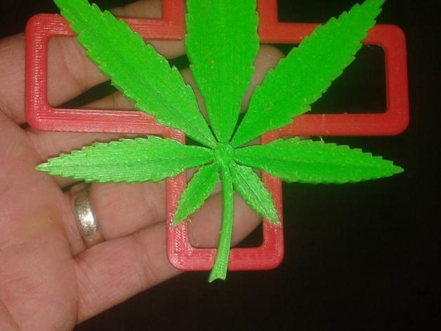 医用大麻3D打印模型