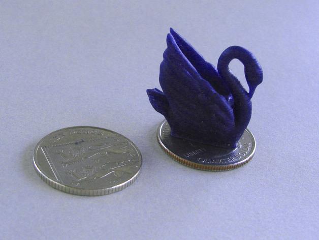 天鹅3D打印模型