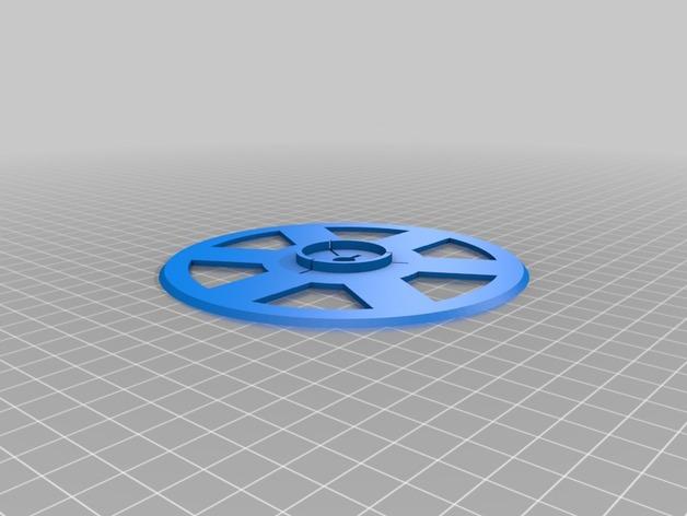 电影卷轴发电机3D打印模型