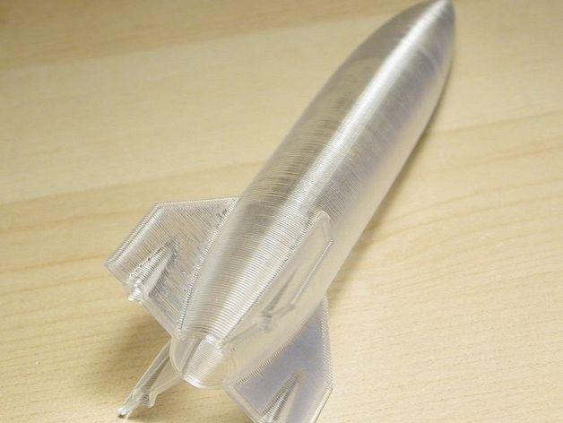 单周火箭3D打印模型