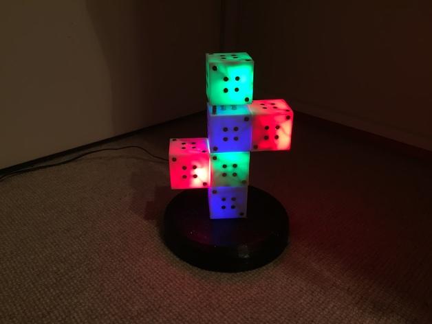 骰子灯3D打印模型
