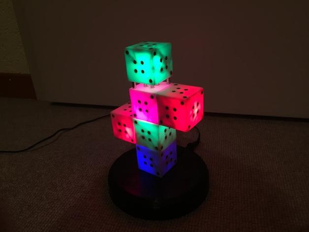 骰子灯3D打印模型