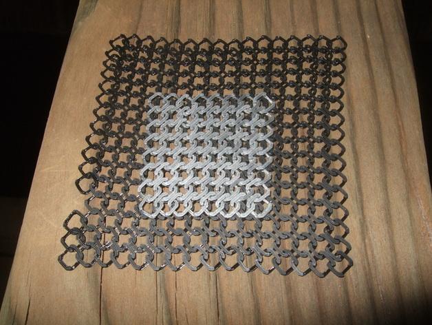 锁子甲3D打印模型