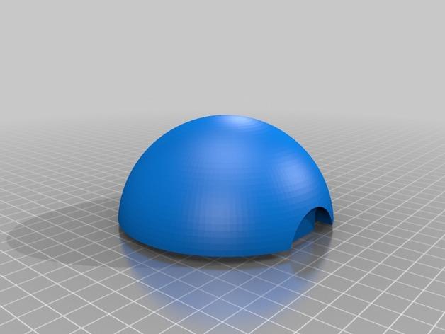 球形容纳3D打印模型