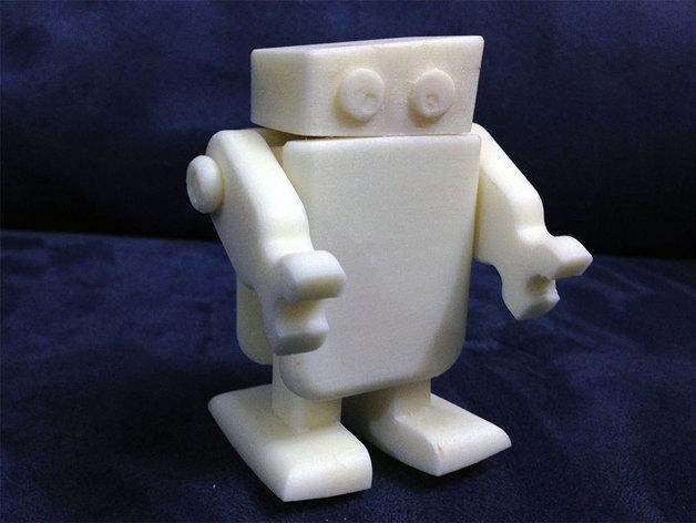 行走的机器人3D打印模型