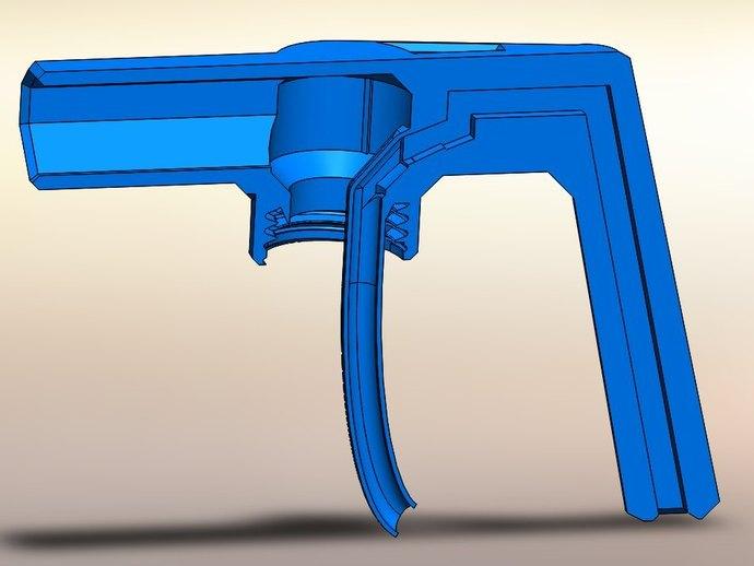 自制瓶口龙头3D打印模型