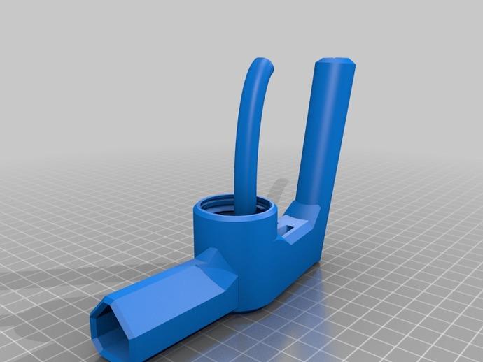自制瓶口龙头3D打印模型