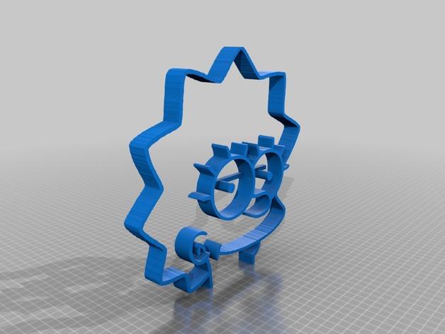 辛普森头像饼干模具3D打印模型